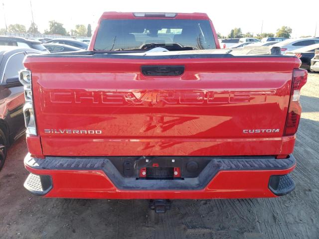 1GCPABEK7NZ587740 - 2022 CHEVROLET SILVERADO C1500 CUSTOM RED photo 6