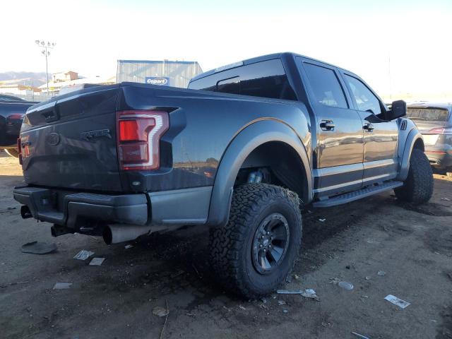 1FTFW1RG2HFA23996 - 2017 FORD F150 RAPTOR BLACK photo 3