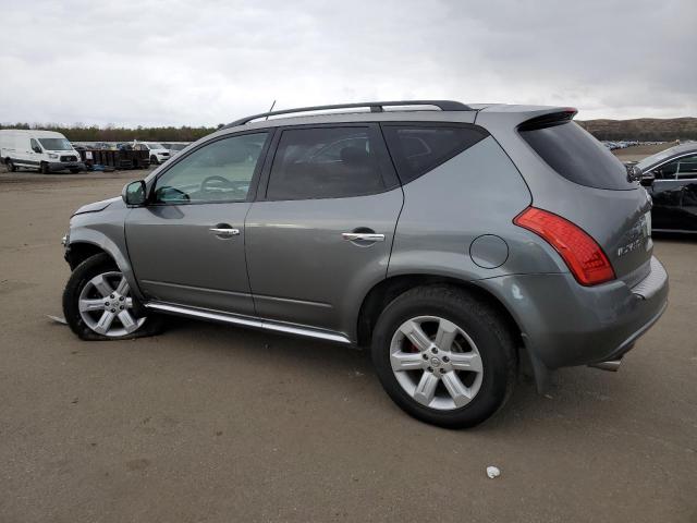 JN8AZ08W57W619210 - 2007 NISSAN MURANO SL GRAY photo 2