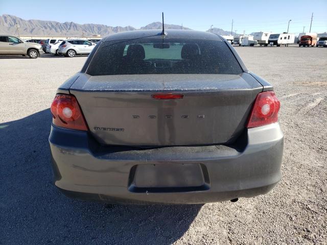 1C3CDZAB8EN225304 - 2014 DODGE AVENGER SE GRAY photo 6