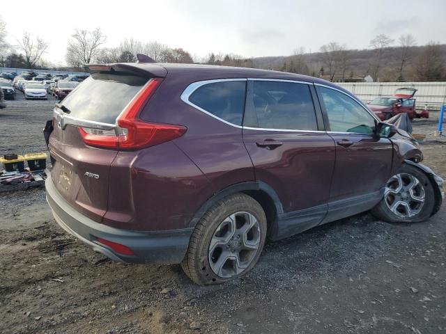 7FARW2H54JE047962 - 2018 HONDA CR-V EX RED photo 3