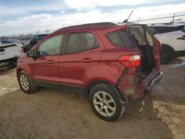 MAJ3P1TE2JC168637 - 2018 FORD ECOSPORT SE RED photo 2
