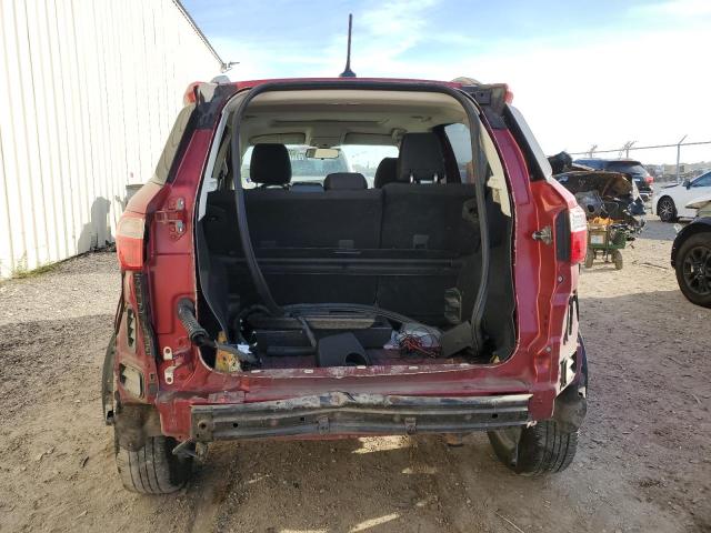 MAJ3P1TE2JC168637 - 2018 FORD ECOSPORT SE RED photo 6