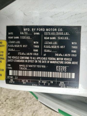 NM0LS7AN7DT155169 - 2013 FORD TRANSIT CO XL GREEN photo 14