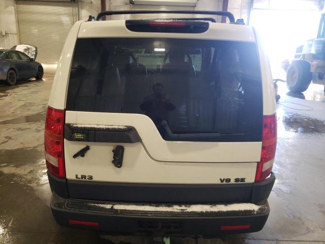 SALAE25405A332575 - 2005 LAND ROVER LR3 SE WHITE photo 6