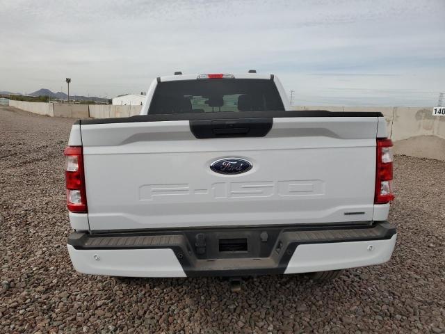 1FTEX1C84PKD63568 - 2023 FORD F150 SUPER CAB WHITE photo 6