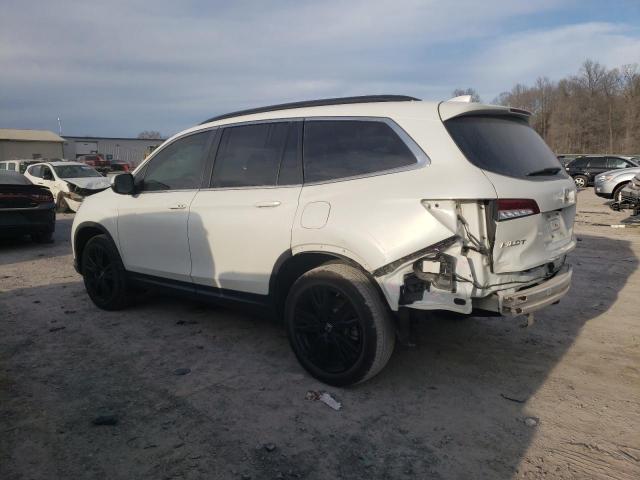 5FNYF6H22NB058355 - 2022 HONDA PILOT SE WHITE photo 2