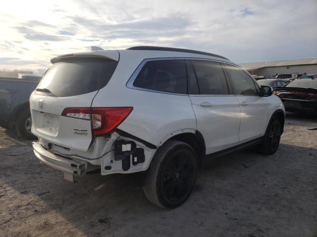 5FNYF6H22NB058355 - 2022 HONDA PILOT SE WHITE photo 3