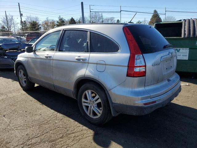 5J6RE4H72AL025008 - 2010 HONDA CR-V EXL SILVER photo 2