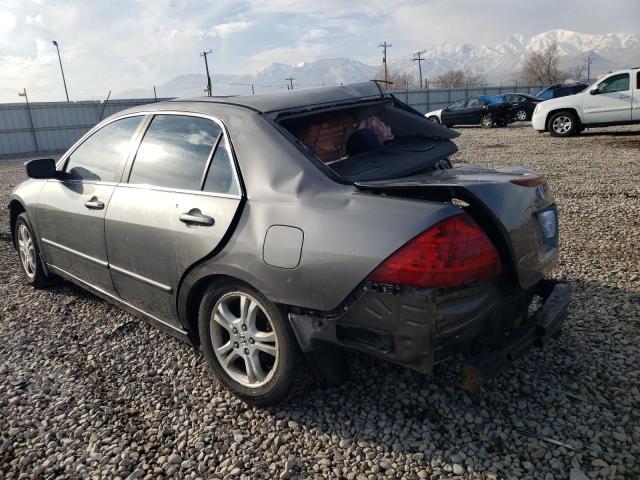 JHMCM56716C010982 - 2006 HONDA ACCORD EX GRAY photo 2