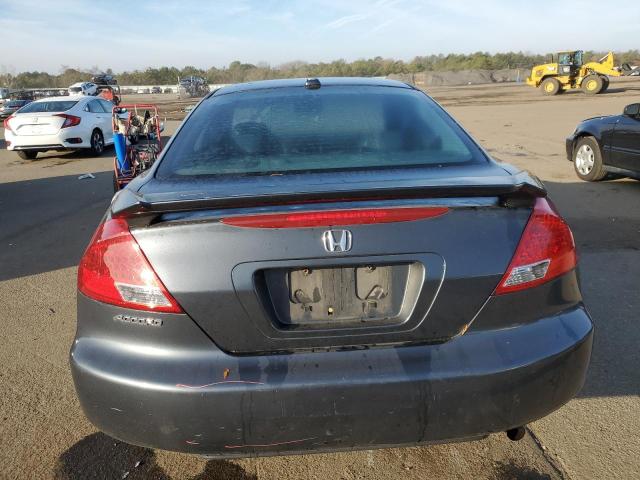 1HGCM72716A014076 - 2006 HONDA ACCORD EX GRAY photo 6