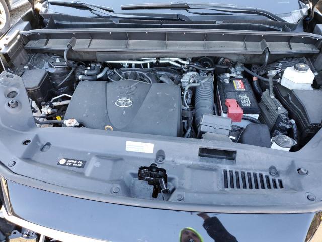 5TDGZRBH2LS519600 - 2020 TOYOTA HIGHLANDER XLE BLACK photo 12