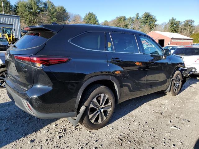 5TDGZRBH2LS519600 - 2020 TOYOTA HIGHLANDER XLE BLACK photo 3