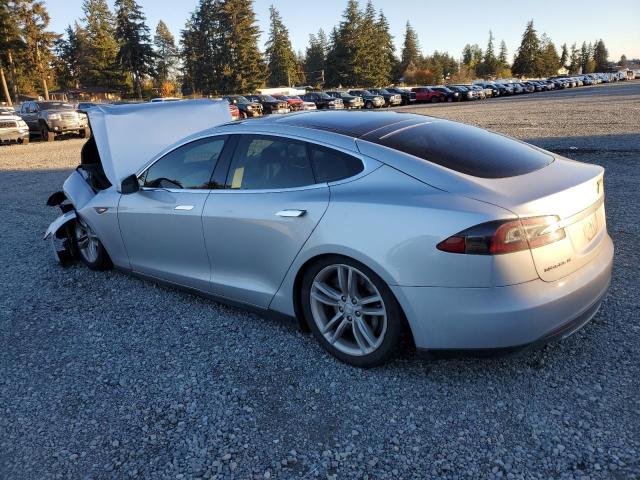 5YJSA1AG7DFP05070 - 2013 TESLA MODEL S SILVER photo 2