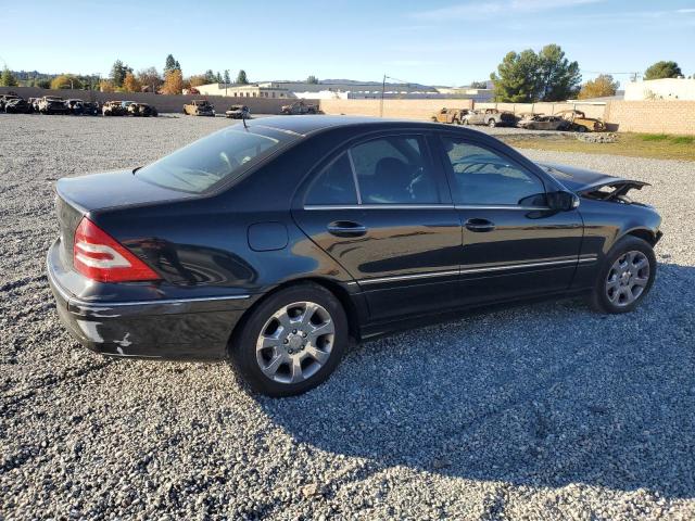 WDBRF54H66A912636 - 2006 MERCEDES-BENZ C 280 BLACK photo 3