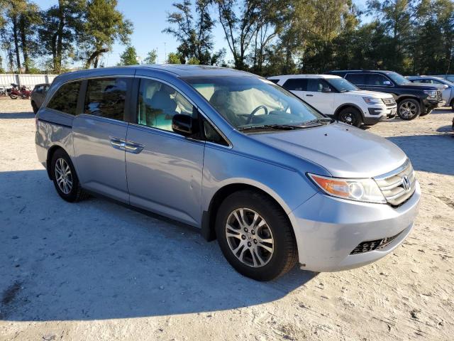 5FNRL5H62CB024567 - 2012 HONDA ODYSSEY EXL BLUE photo 4