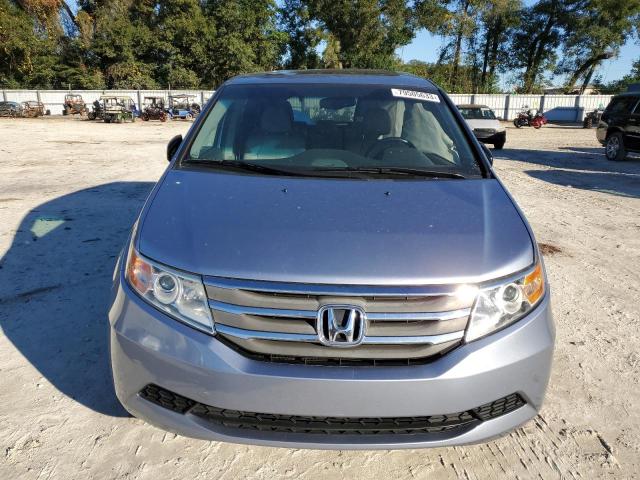 5FNRL5H62CB024567 - 2012 HONDA ODYSSEY EXL BLUE photo 5