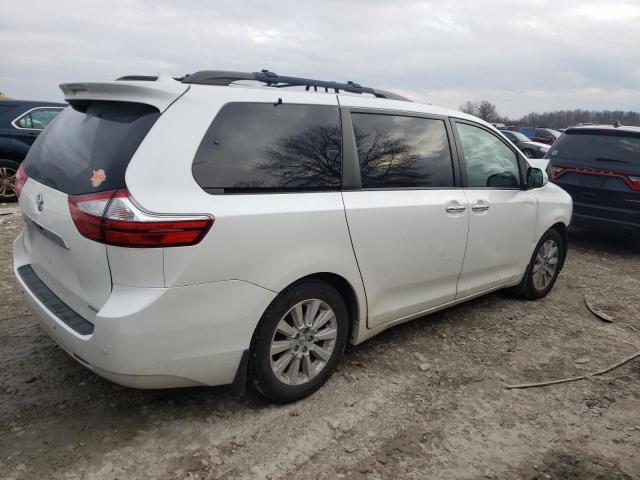 5TDYK3DC7GS759075 - 2016 TOYOTA SIENNA XLE WHITE photo 3