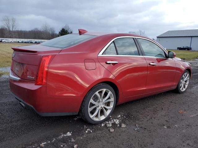 1G6AL5SX4F0128269 - 2015 CADILLAC ATS PREMIUM RED photo 3