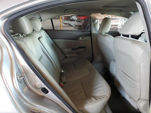19XFB2F98CE327960 - 2012 HONDA CIVIC EXL ვერცხლისფერი ფოტო 10