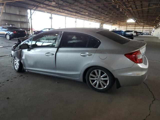 19XFB2F98CE327960 - 2012 HONDA CIVIC EXL ვერცხლისფერი ფოტო 2