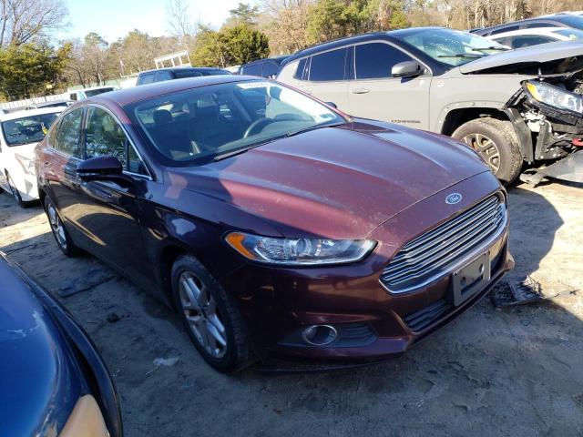 3FA6P0HR3DR143416 - 2013 FORD FUSION SE MAROON photo 4