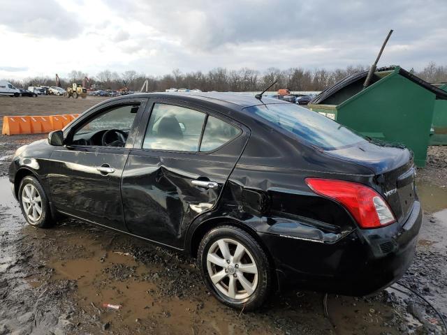 3N1CN7AP7CL856988 - 2012 NISSAN VERSA S BLACK photo 2