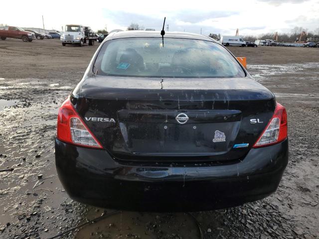 3N1CN7AP7CL856988 - 2012 NISSAN VERSA S BLACK photo 6