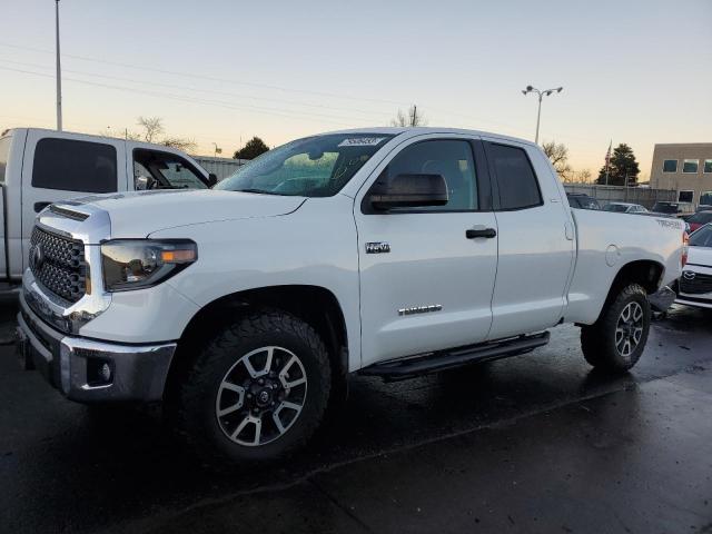 5TFUY5F11MX013585 - 2021 TOYOTA TUNDRA DOUBLE CAB SR/SR5 WHITE photo 1