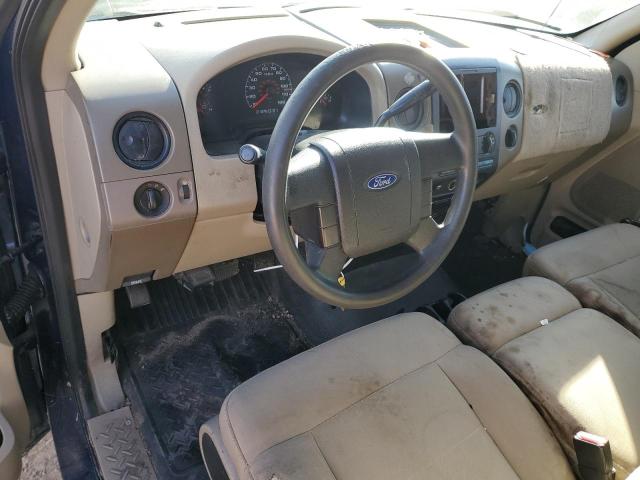 1FTRF12286NB25978 - 2006 FORD F150 BLUE photo 8