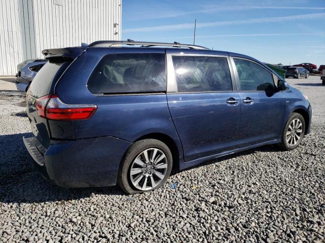 5TDDZ3DC4LS244037 - 2020 TOYOTA SIENNA XLE BLUE photo 3