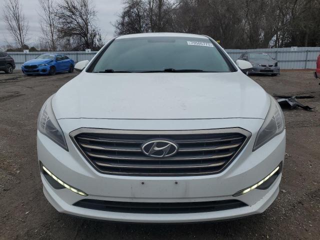 5NPE24AF3FH055113 - 2015 HYUNDAI SONATA SE WHITE photo 5