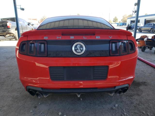 1ZVBP8JZ3E5223737 - 2014 FORD MUSTANG SHELBY GT500 RED photo 6