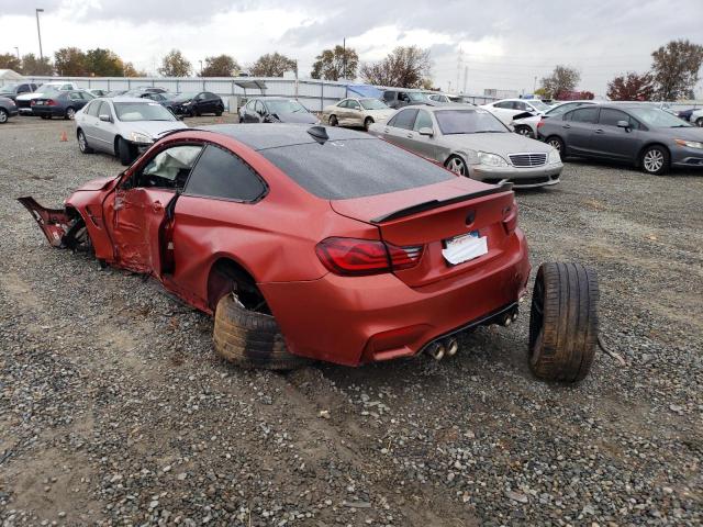 WBS4Y9C09LFH78112 - 2020 BMW M4 RED photo 2