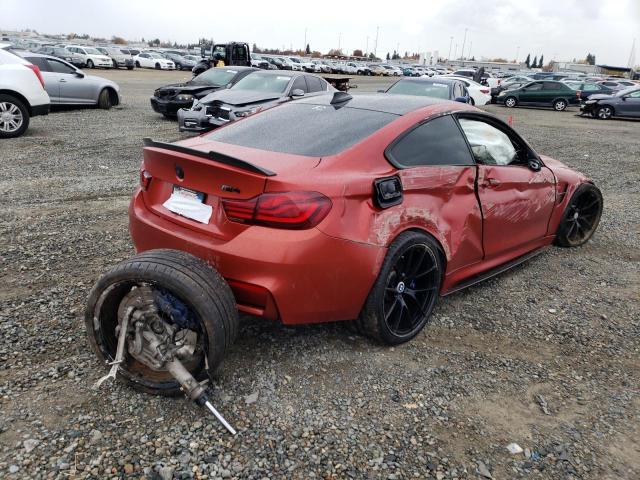 WBS4Y9C09LFH78112 - 2020 BMW M4 RED photo 3