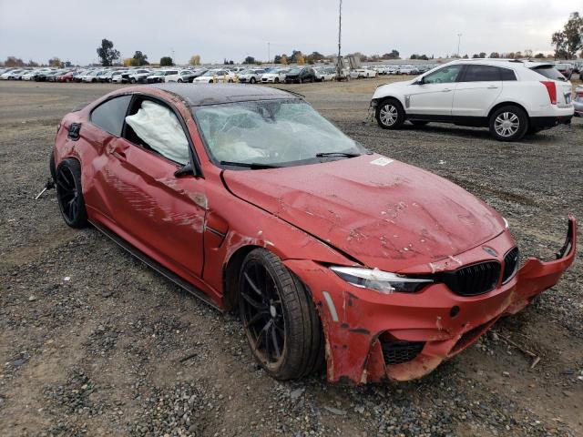 WBS4Y9C09LFH78112 - 2020 BMW M4 RED photo 4