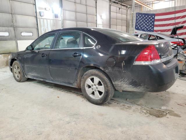 2G1WT57N691305190 - 2009 CHEVROLET IMPALA 1LT BLACK photo 2