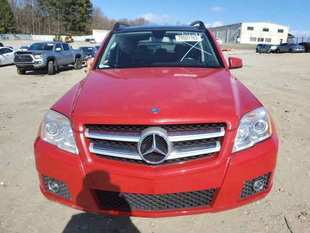 WDCGG8HB3BF573449 - 2011 MERCEDES-BENZ GLK 350 4MATIC RED photo 5