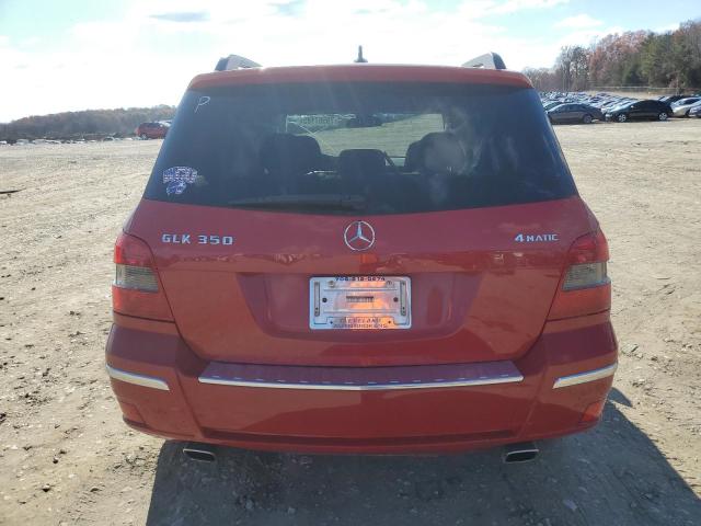 WDCGG8HB3BF573449 - 2011 MERCEDES-BENZ GLK 350 4MATIC RED photo 6