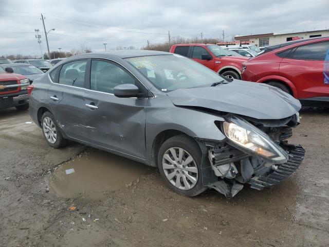 3N1AB7AP0HL664139 - 2017 NISSAN SENTRA S GRAY photo 4