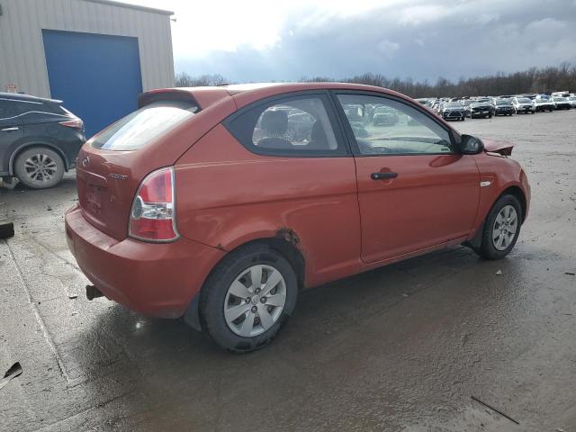 KMHCM36C79U113367 - 2009 HYUNDAI ACCENT GS ORANGE photo 3