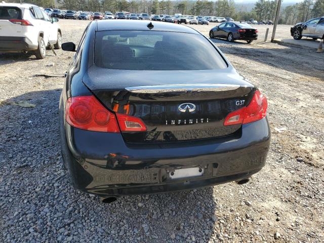 JN1CV6AP0DM713897 - 2013 INFINITI G37 BASE BLACK photo 6