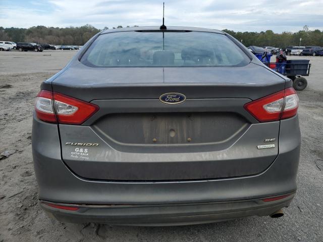 3FA6P0HR9DR219978 - 2013 FORD FUSION SE GRAY photo 6