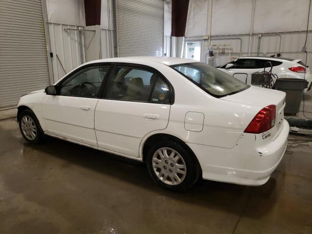 2HGES15535H633008 - 2005 HONDA CIVIC LX WHITE photo 2