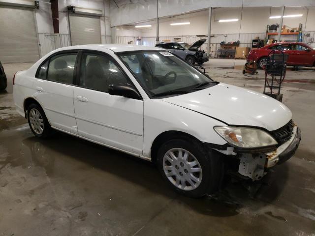 2HGES15535H633008 - 2005 HONDA CIVIC LX WHITE photo 4