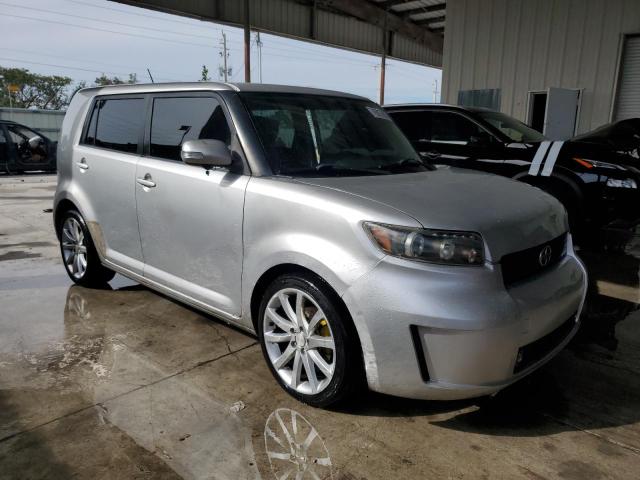 JTLKE50E281011594 - 2008 TOYOTA SCION XB SILVER photo 4