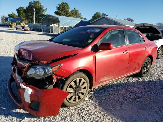 2T1BU4EE3DC016858 - 2013 TOYOTA COROLLA BASE RED photo 1