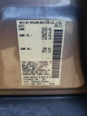 1N4AL3AP5EC130585 - 2014 NISSAN ALTIMA 2.5 TAN photo 12