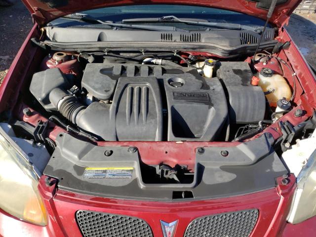 1G2AS18H297234793 - 2009 PONTIAC G5 BURGUNDY photo 11