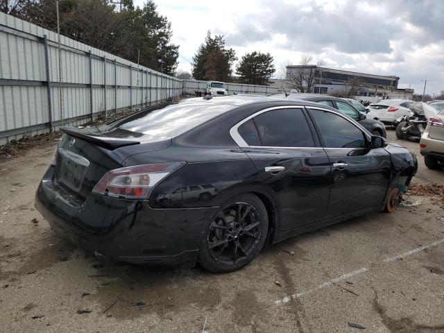 1N4AA5AP6EC442464 - 2014 NISSAN MAXIMA S BLACK photo 3